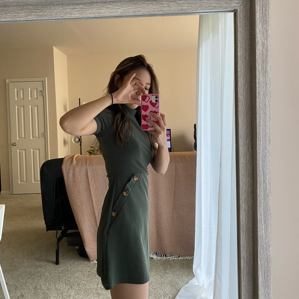 ASOS BUTTON DRESS (S)